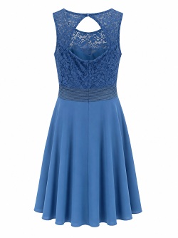 Kleid Felanitx steelblue 16405